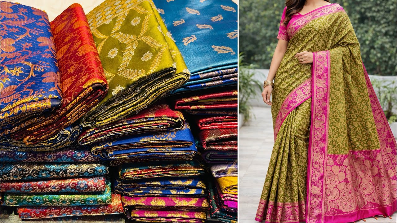 অবিশ্বাস্য দামে 600 টাকায় কান্চি কাতান শাড়ি কিনুন সরাসরি পাইকারিতে ||Katan saree collection at offer
