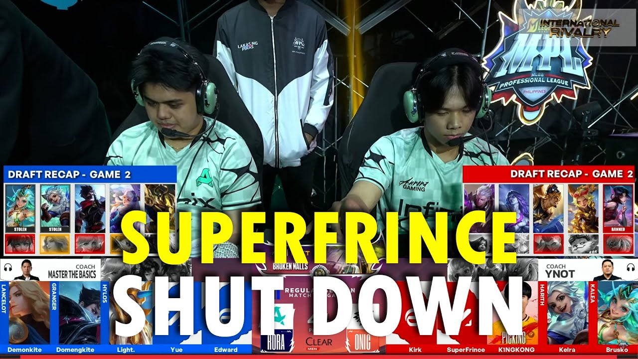 ONIC vs AURORA GAME 3 | MPL PH S16