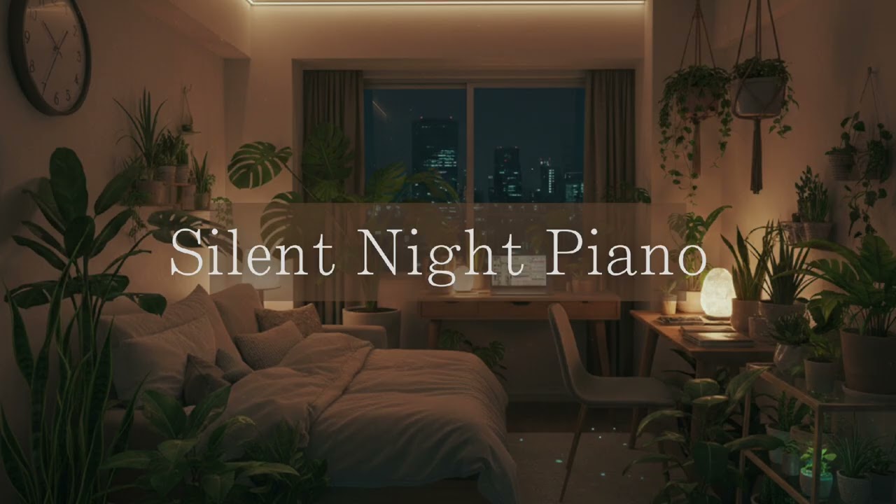 🌿Silent Night Piano｜夜の部屋で聴く、心がほどける静かなピアノBGM