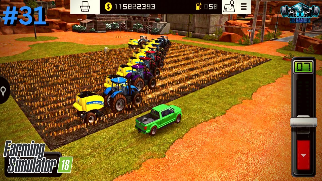 FS 18 | Straw Bale With New Holland Round Baler | Gameplay #31