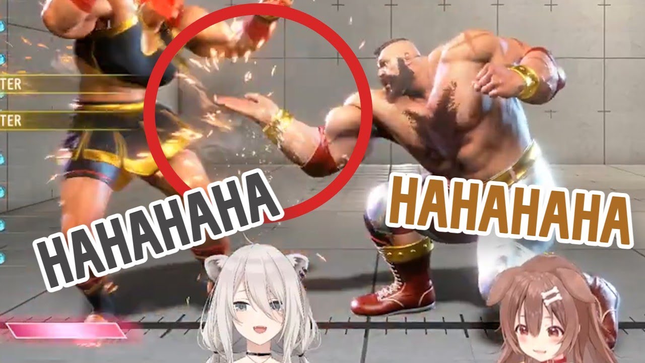 Korone & Botan Can't Stop Laughing Because Of This Zangief Move [Street Fighter 6]