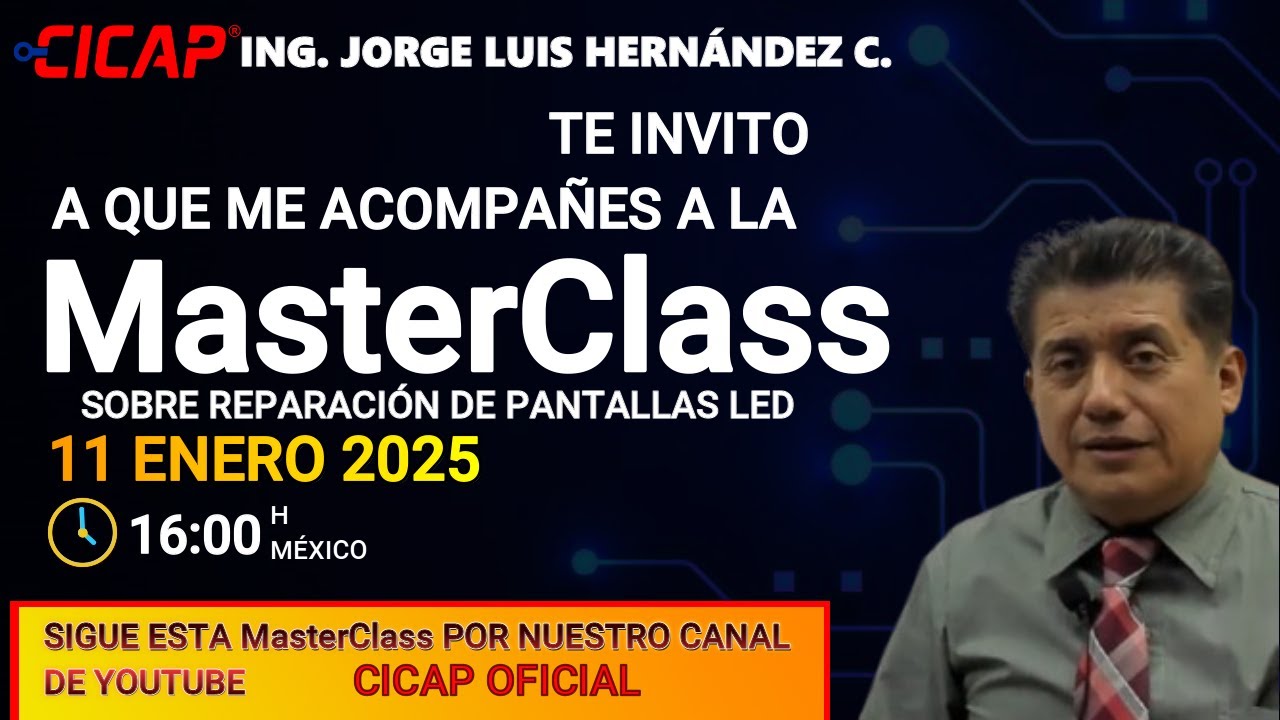Masterclass Gratuita de Reparación de Pantallas LED 2025