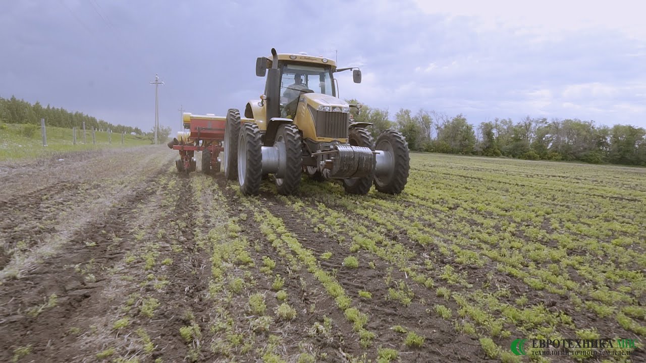 Электрический автопилот Trimble + ISOBUS соединение с сеялкой MaterMacc TWIN ROW