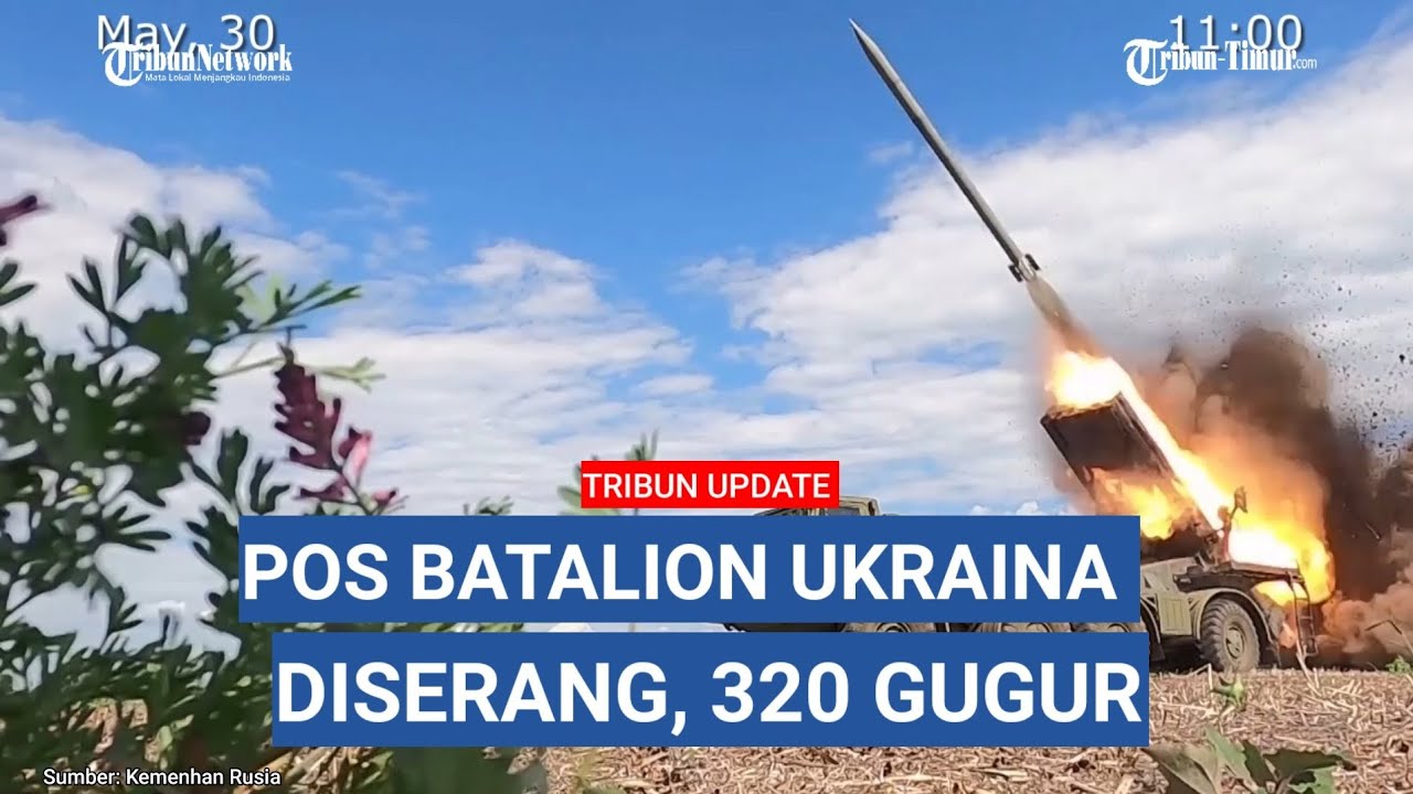 Pos Kendali Batalion Ukraina di Donbass Kena Rudal Rusia, 320 Prajurit Gugur