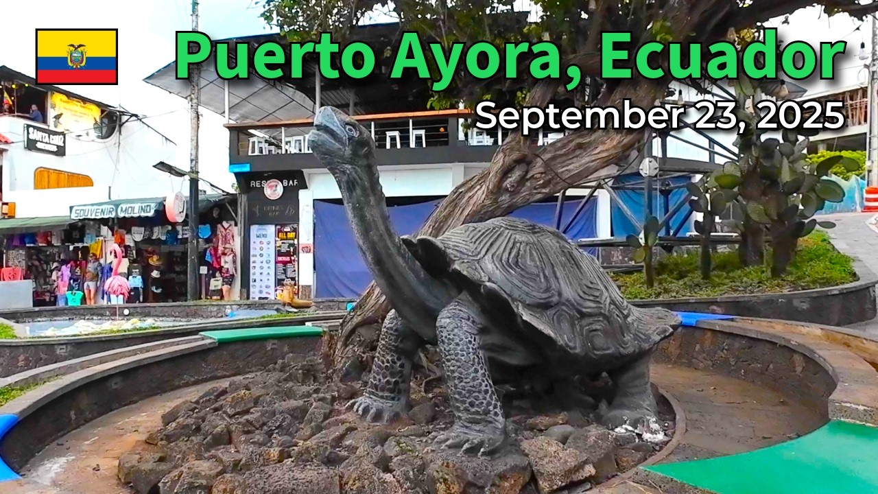 Puerto Ayora, Ecuador - Sept 23, 2025 [4K/50fps] (43 minutes)