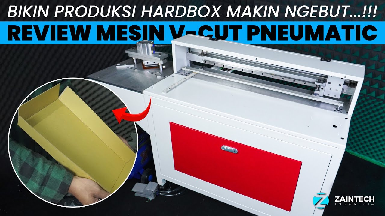 AUTO RAPI..!! Bikin Produksi Hardbox Makin Ngebut | REVIEW Mesin Cutting V-Cut Pneumatic