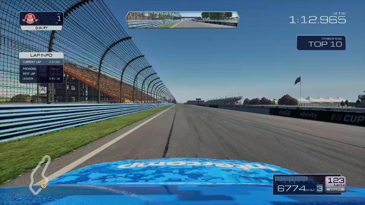 NASCAR 25 career mode the glen