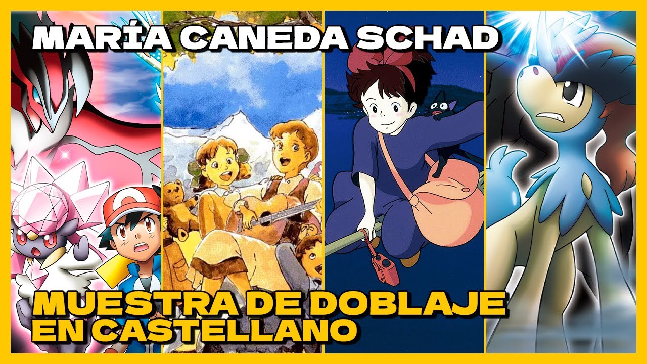 Las VOCES del ANIME: MARÍA CANEDA SCHAD