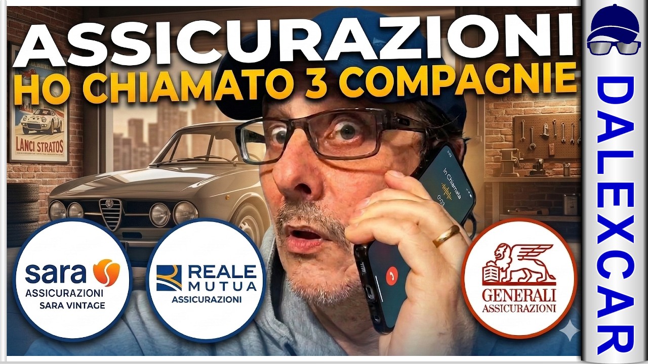Ho chiamato 3 Assicurazioni: la verità sulle auto storiche