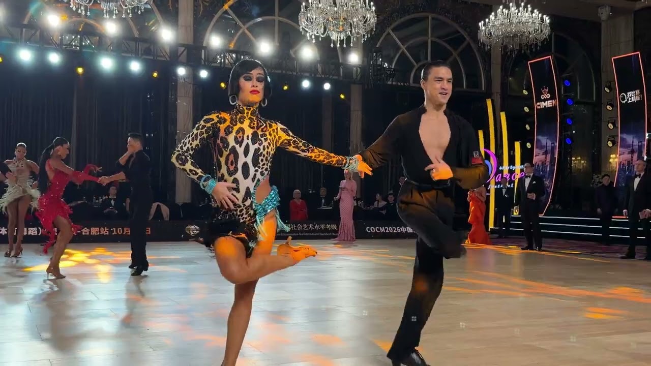 🐆🔥 Nikita Pavlov- Liza Semashko | Shanghai Open 2026 | Cha-cha-cha | Amateur Latin 