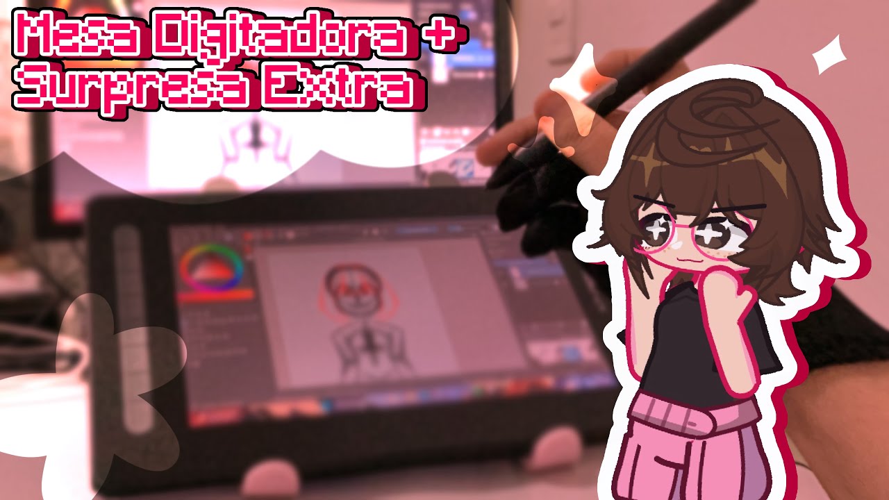 🌸Unboxing da minha mesa digitadora + Surpresa Extra// Especial De Aniversário - 3 de Fev