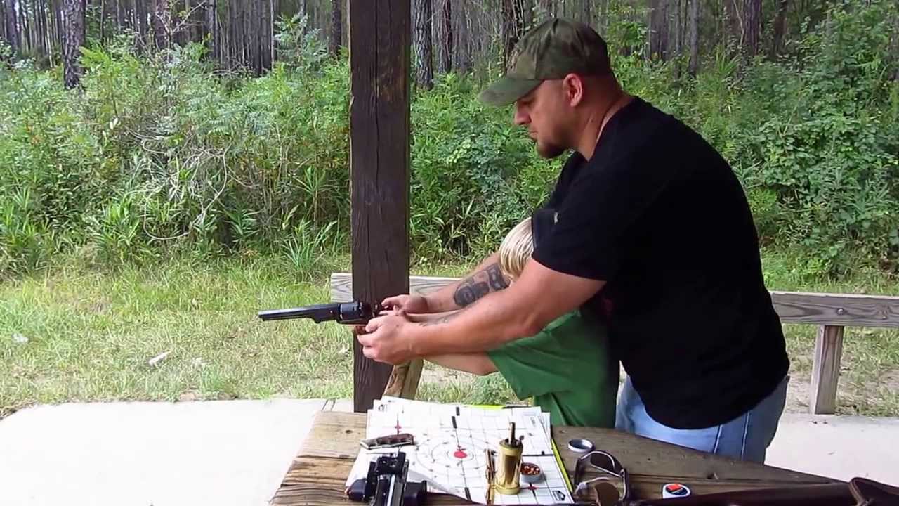 Barrett with the 1851 Navy 36 cal.