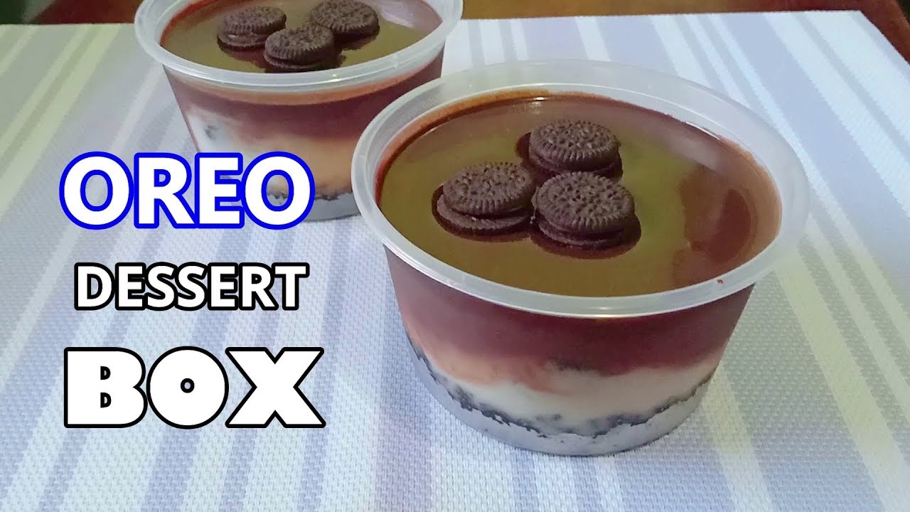 Oreo Dessert Box Recipe | How to make Oreo Dessert Without Oven | Oreo Dessert Box No Bake