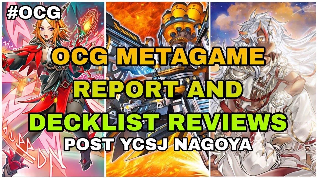 Yu-Gi-Oh! &mdash; Отчёт по метагейму YCSJ Nagoya и BPRO OCG, обзоры колод | Неделя 1 ноября