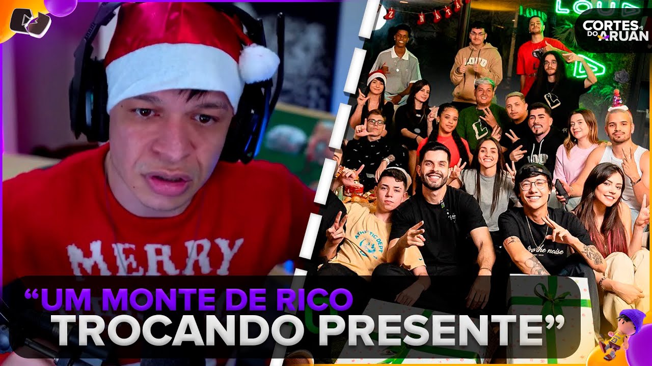 ARUAN REAGE: O AMIGO SECRETO DA LOUD 2023!! (LOUD) - Cortes do Aruan