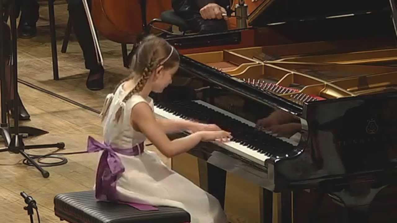 Alma playing Mozart piano concerto K.246, with cadenza by Alma Deutscher