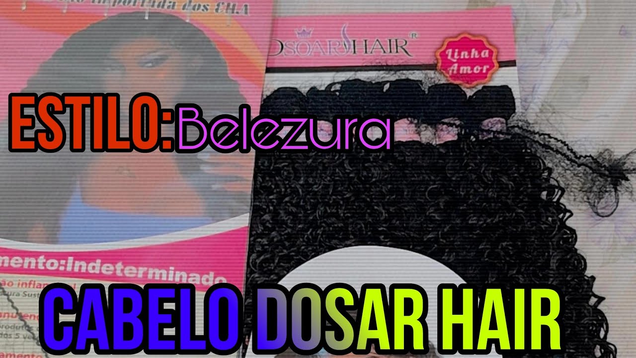 CABELO: FIBRA IMPORTADA  DSOAR HAIR NO ESTILO BELEZURA DE 300 G DE 70,75,80 gramas COR 2 LINHA AMOR