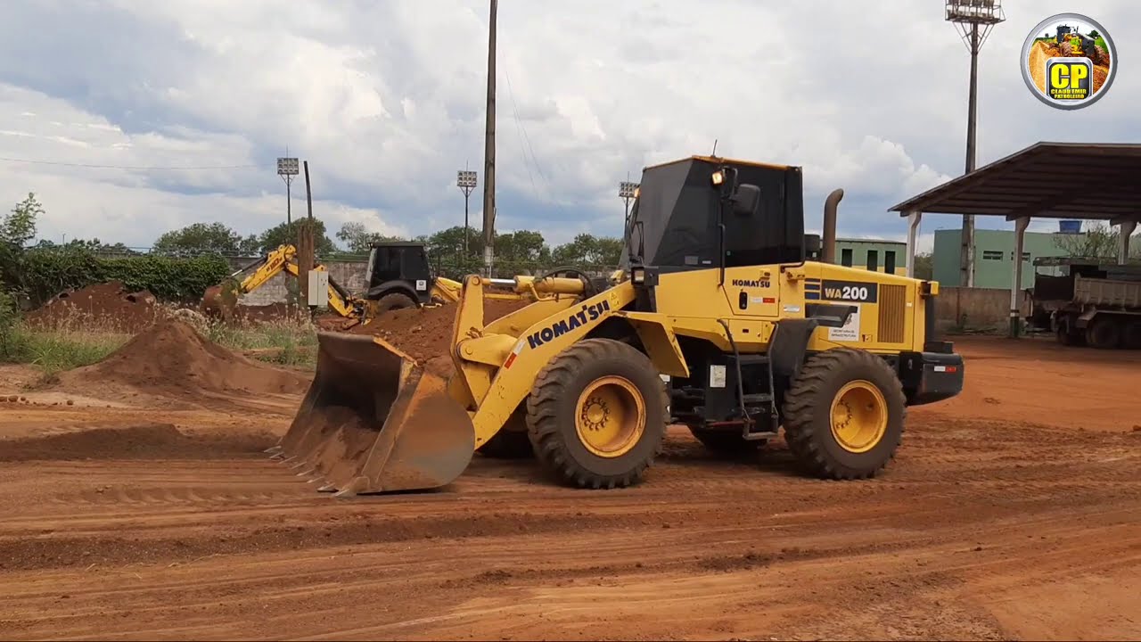 Correcão de entrada p carregamento/Pá carregadeira/Carregadeira de Rodas/wheel loader WA200 Komat'su