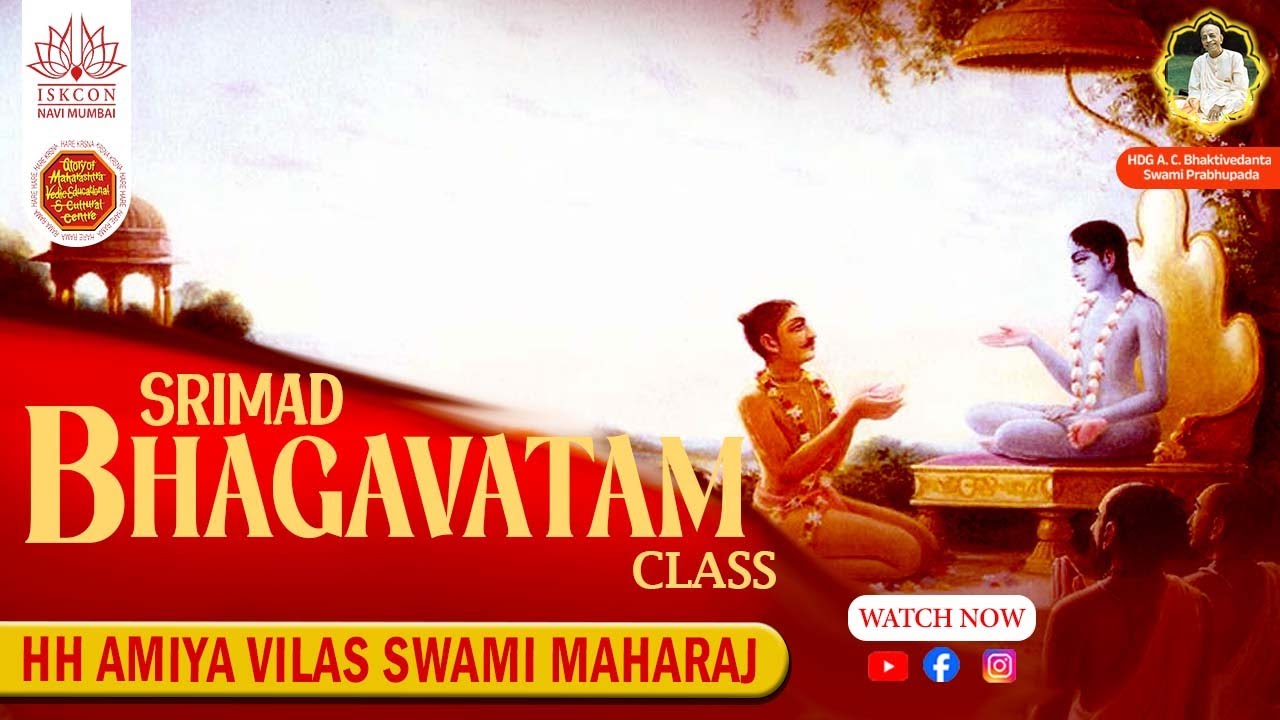 SRIMAD BHAGAVATAM CLASS || HH AMIYA VILAS SWAMI MAHARAJ  || 2-2-2026