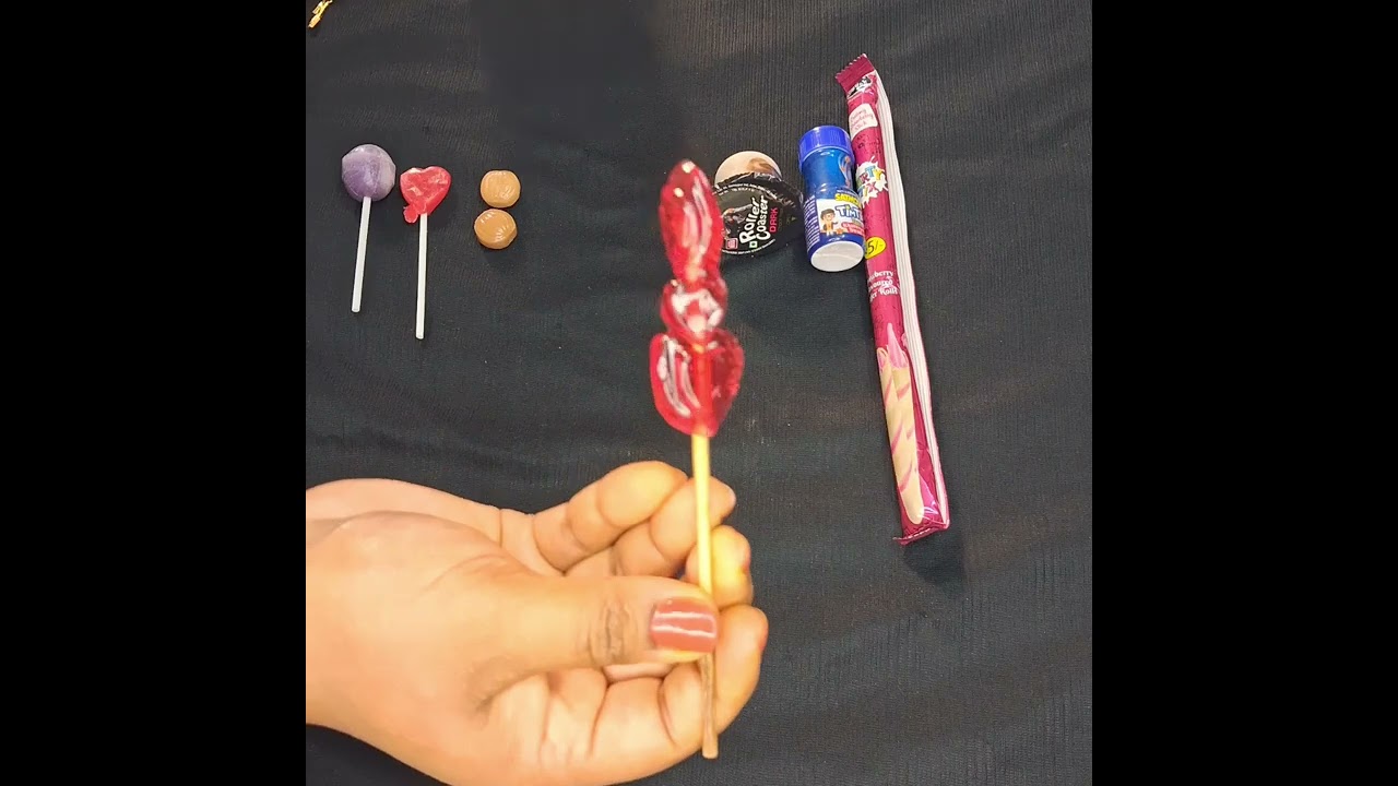 Delicious chocolate, lollipop and sour candy #asmr sound 