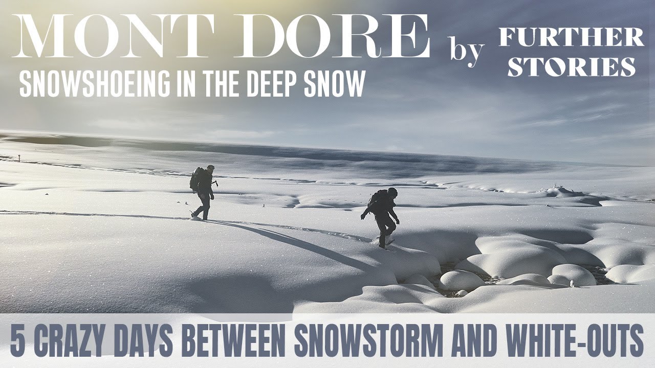 Snowshoeing winter trip in France - 4 days in the Massif central