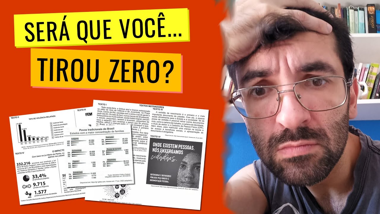 Usar dados dos textos motivadores pode zerar minha Redação do ENEM?