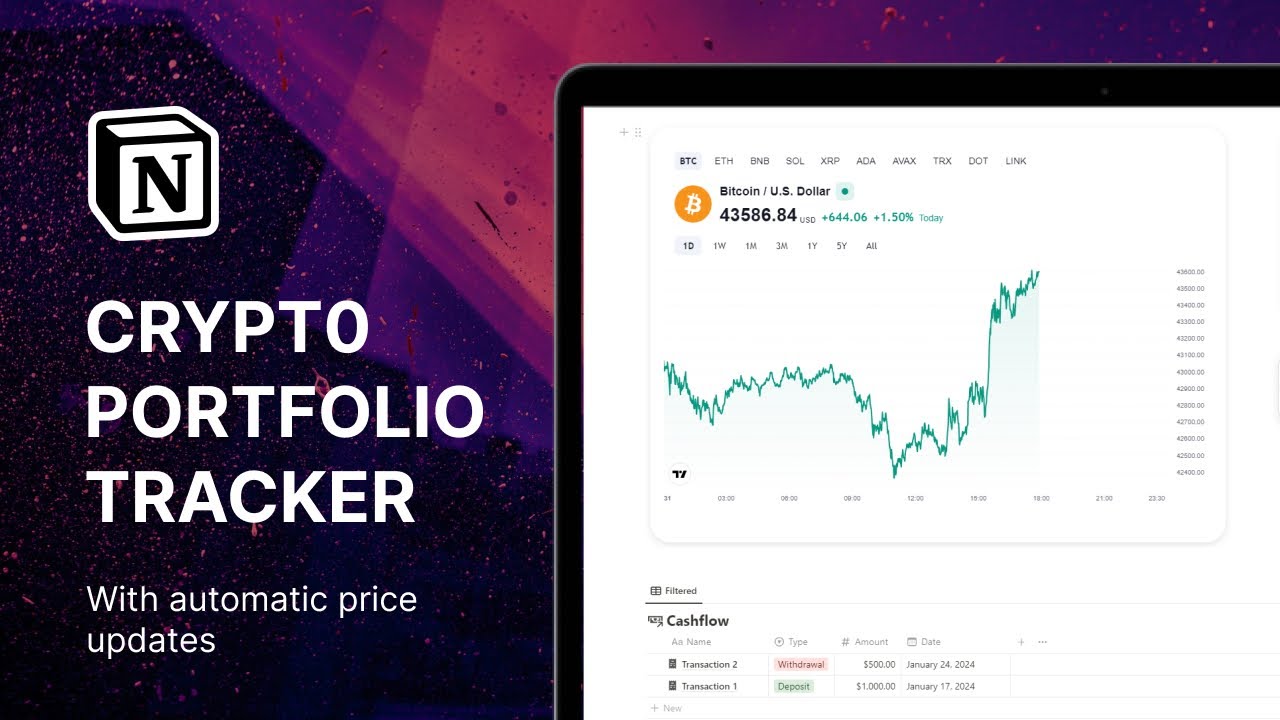 Ultimate Guide to Tracking Your Crypto Portfolio in Notion | Step-by-Step Tutorial