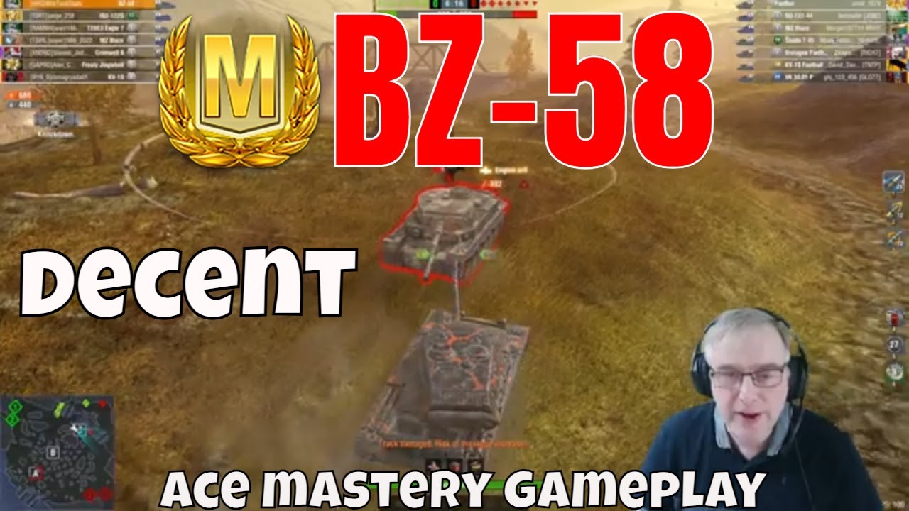 Ace Mastery in F2P Tier 7 Chinese Heavy: Bz-58 Wot Blitz