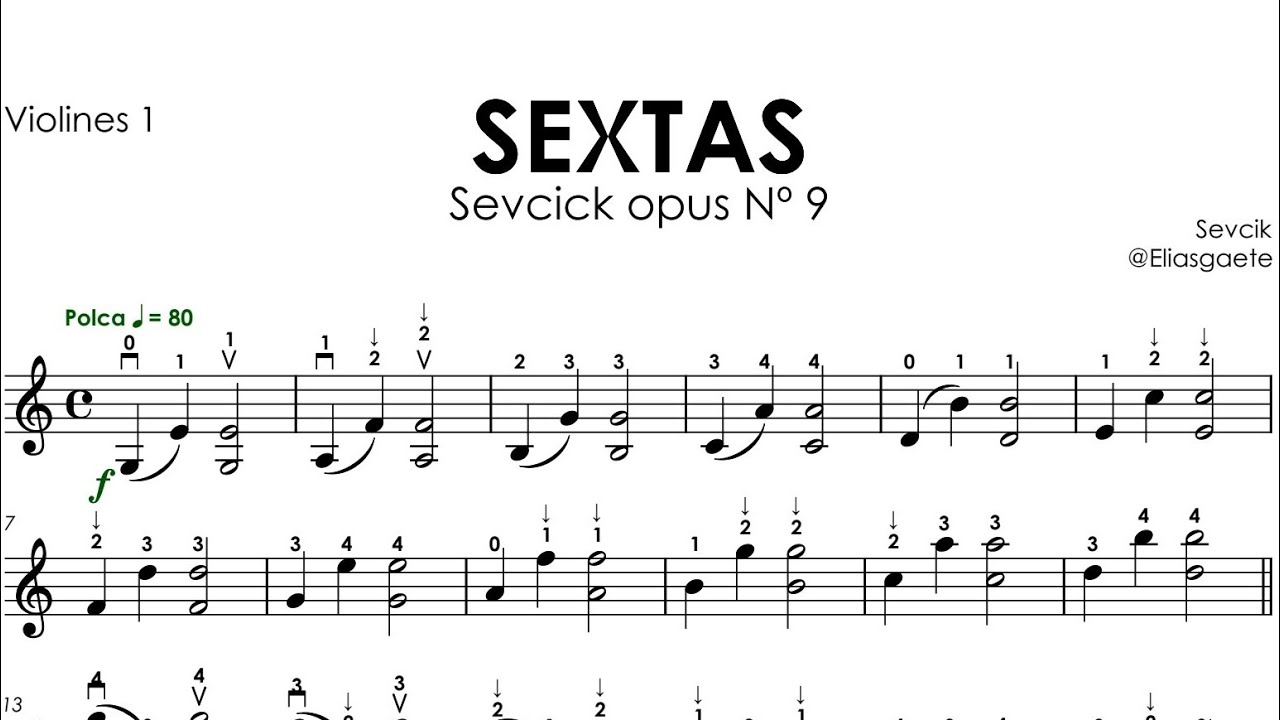 Cuerdas dobles, sextas