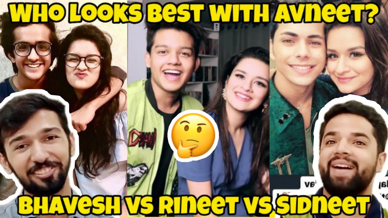 Who Looks Best With Avneet Kaur? | Couple Battle | Bhavesh and Avneet vs Rineet vs Sidneet