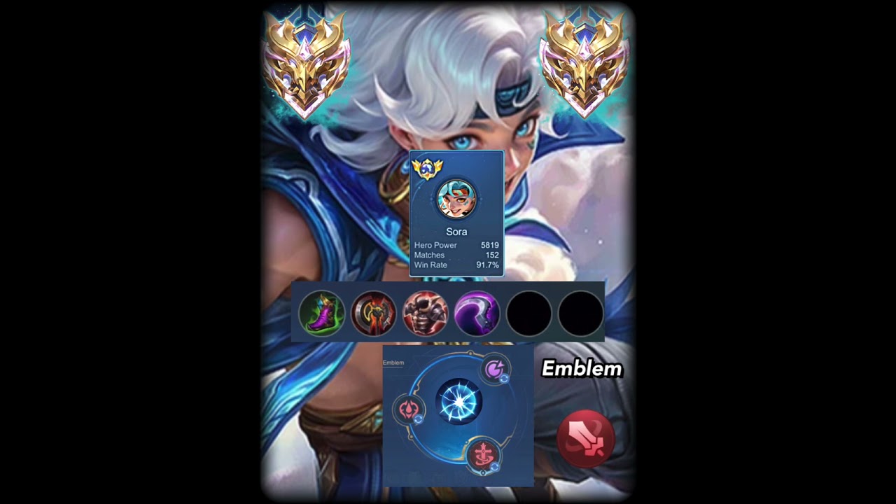 Sora Best build 2026 (Exp LANE) | Sora MLBB #mobilelegends    #mlbb