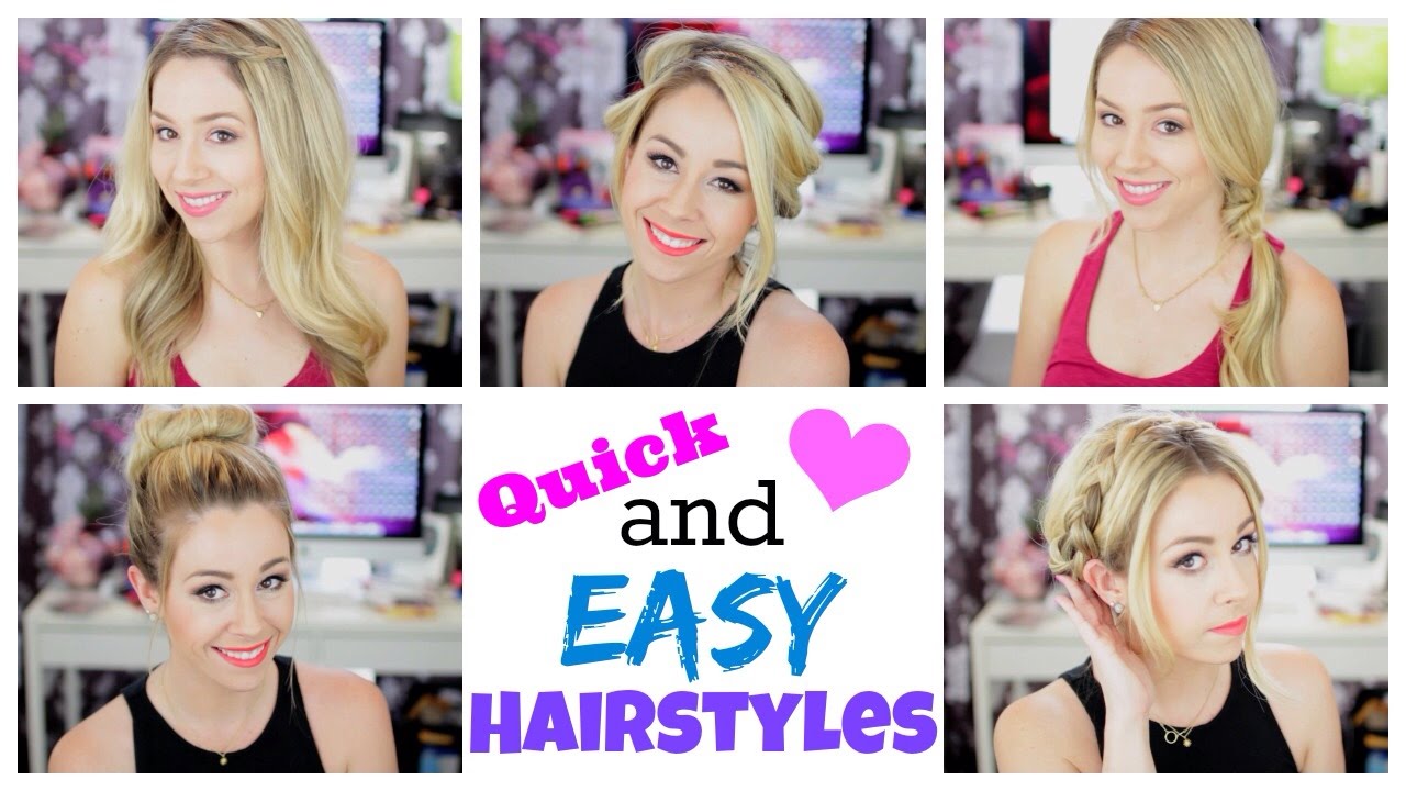 Quick and Easy Hairstyles for Summer!