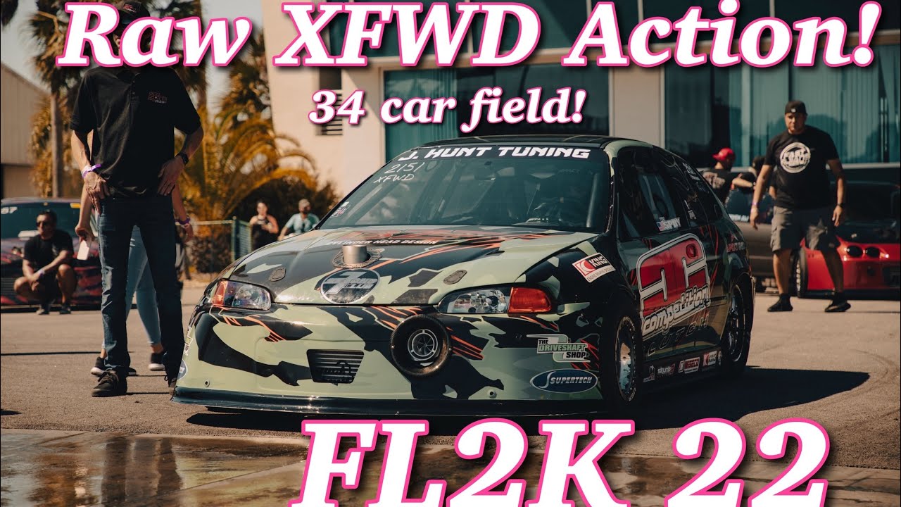 FL2K 22 XFWD ACTION | ALL PASSES! | 32 CAR FIELD!