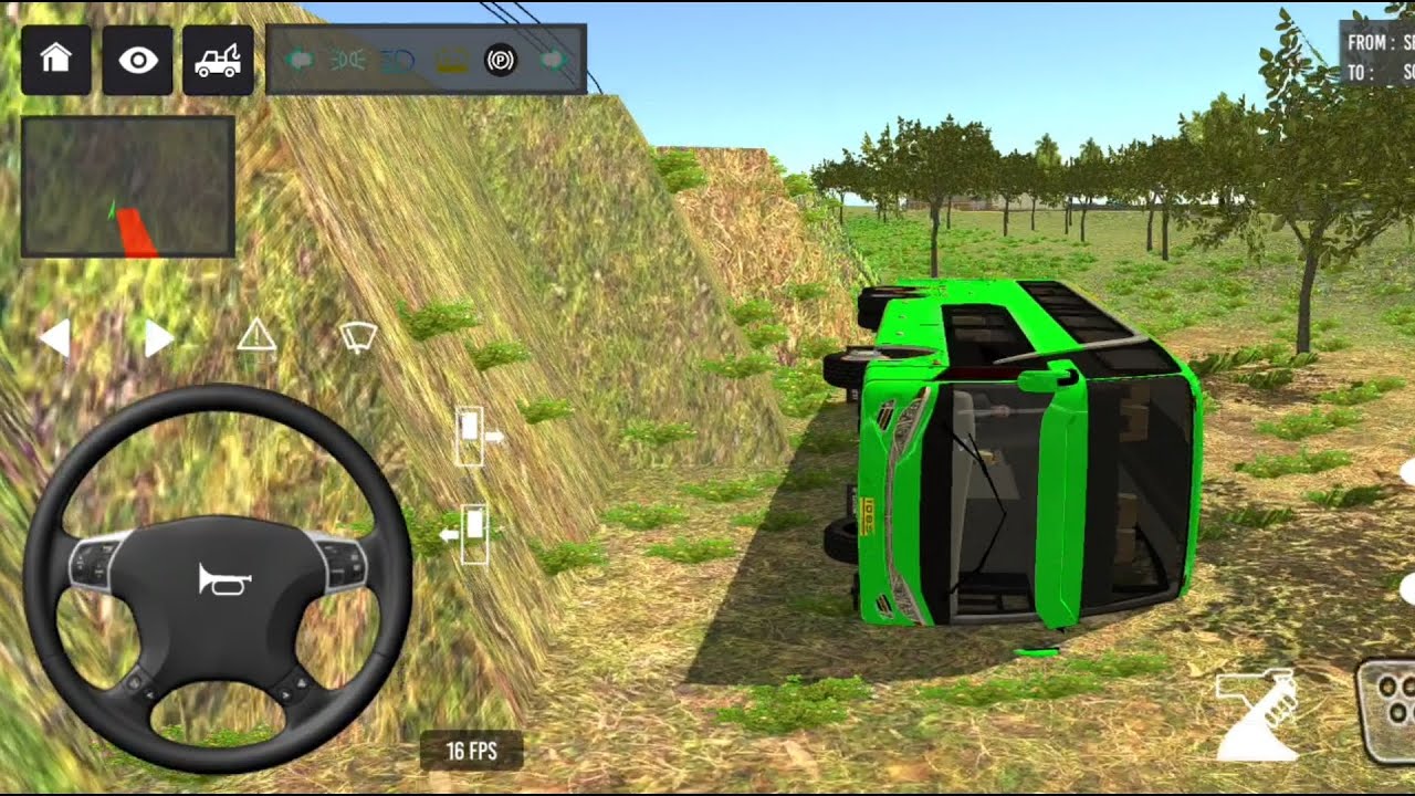 Euro coach bus simulator Indonesia bus simulator ultimate gameplay 👌 