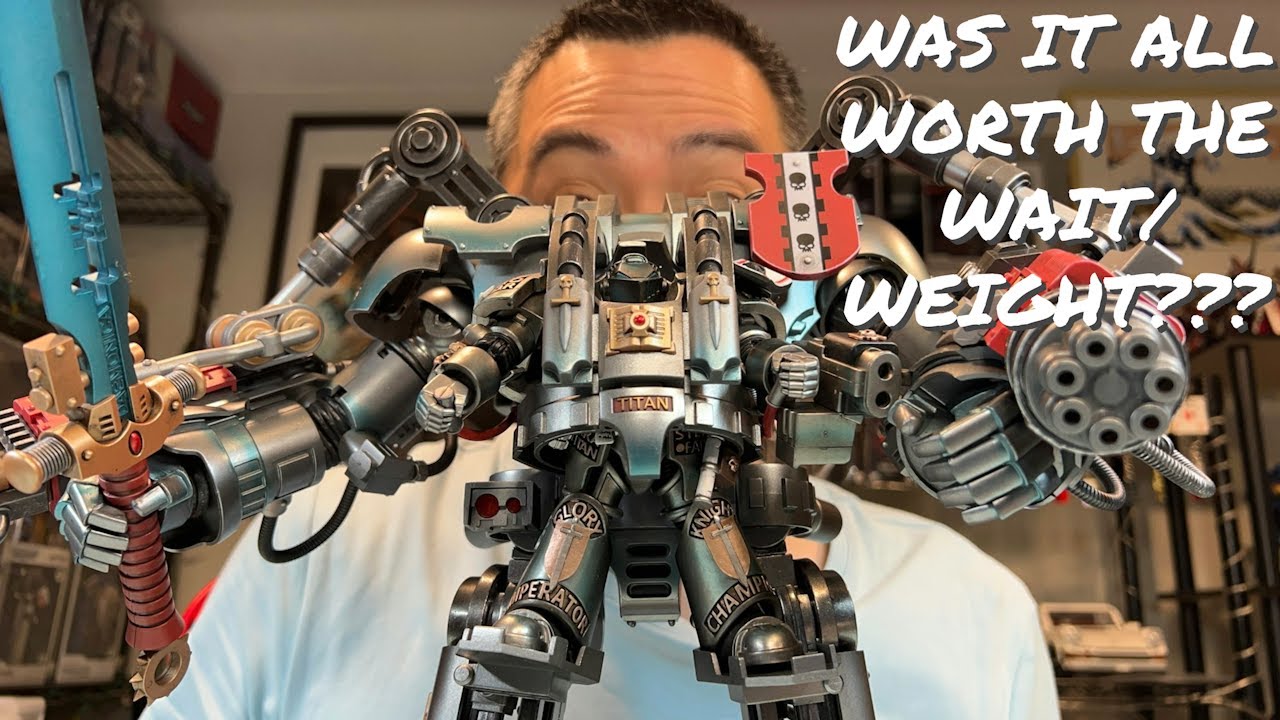 Распаковка и обзор JoyToy x Warhammer 40K Space Marines Grey Knight Nemesis Dreadknight