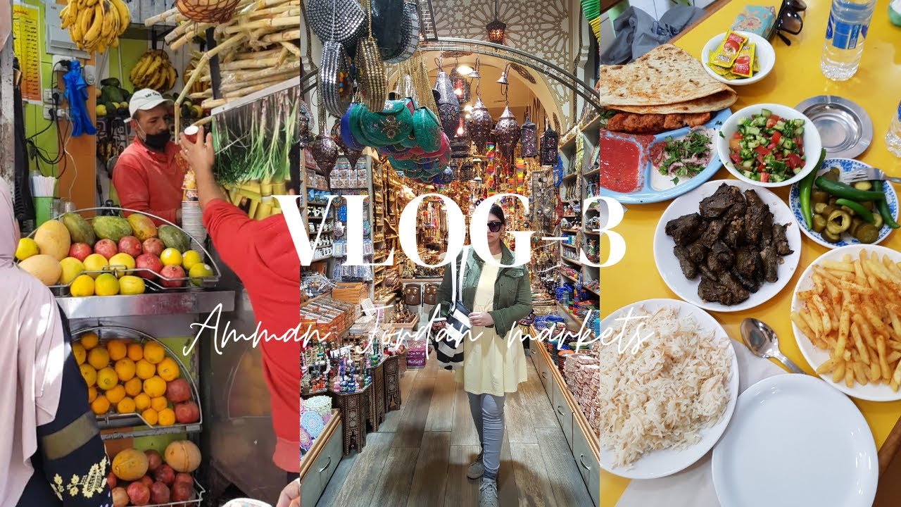Amman Jordan Vlog  - Exploring the Local Market | Day 3