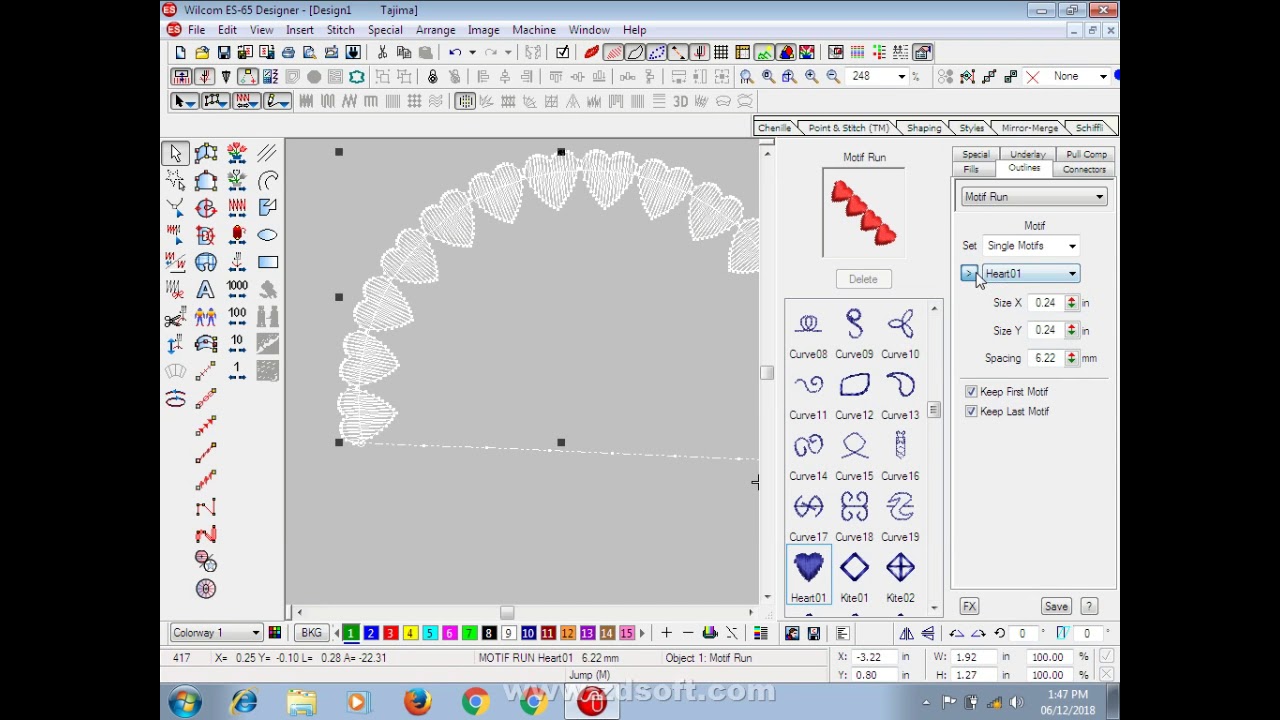 Learn Embroidery Design Tutorial 2