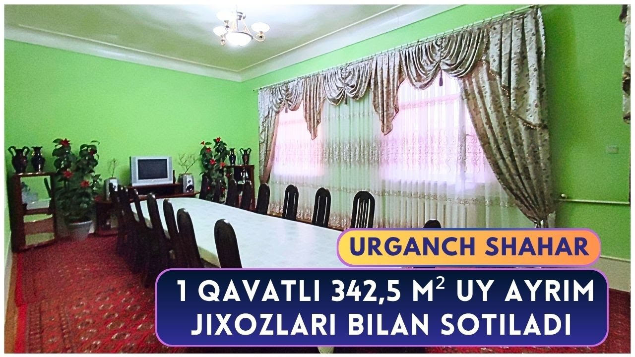 Zo'r mahallada 1 qavatli uy sotuvda / Urganch