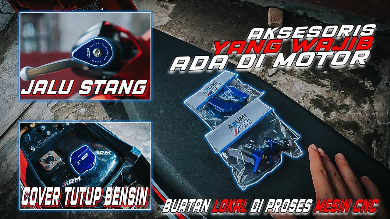 AKSESORIS MOTOR BUATAN ARM BIKIN MOTOR TAMBAH CAKEP