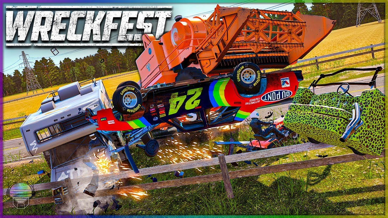 MIXED FARMLAND MAYHEM! | Wreckfest