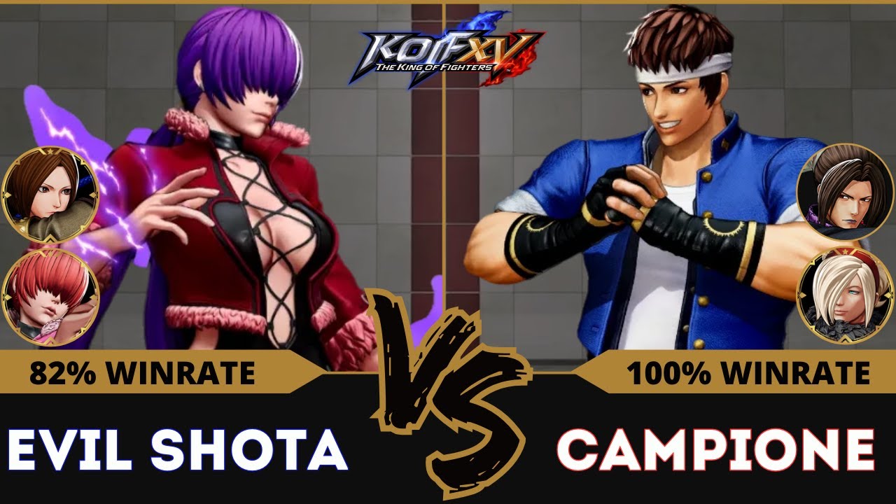 KOFXV⚡EVIL SHOTA (O.Shermie/Whip/Shermie) vs CAMPIONE!!(Duo Lon/Shingo/Ash)⚡Replay Match - 09/24