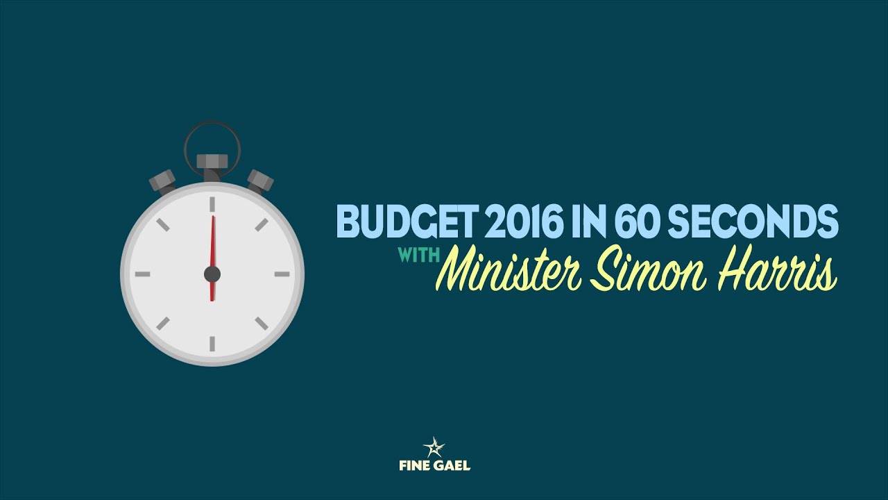 Budget 2016 in 60 Seconds