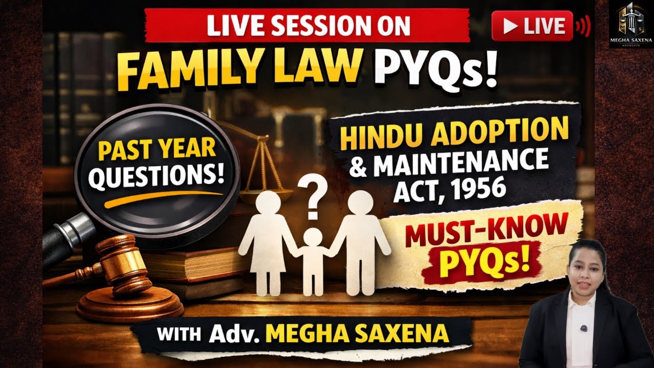 Top PYQs That Decide Your Rank! UGC NET Law + Judiciary Prep | Personal Legal Issues | LIVE Analysis