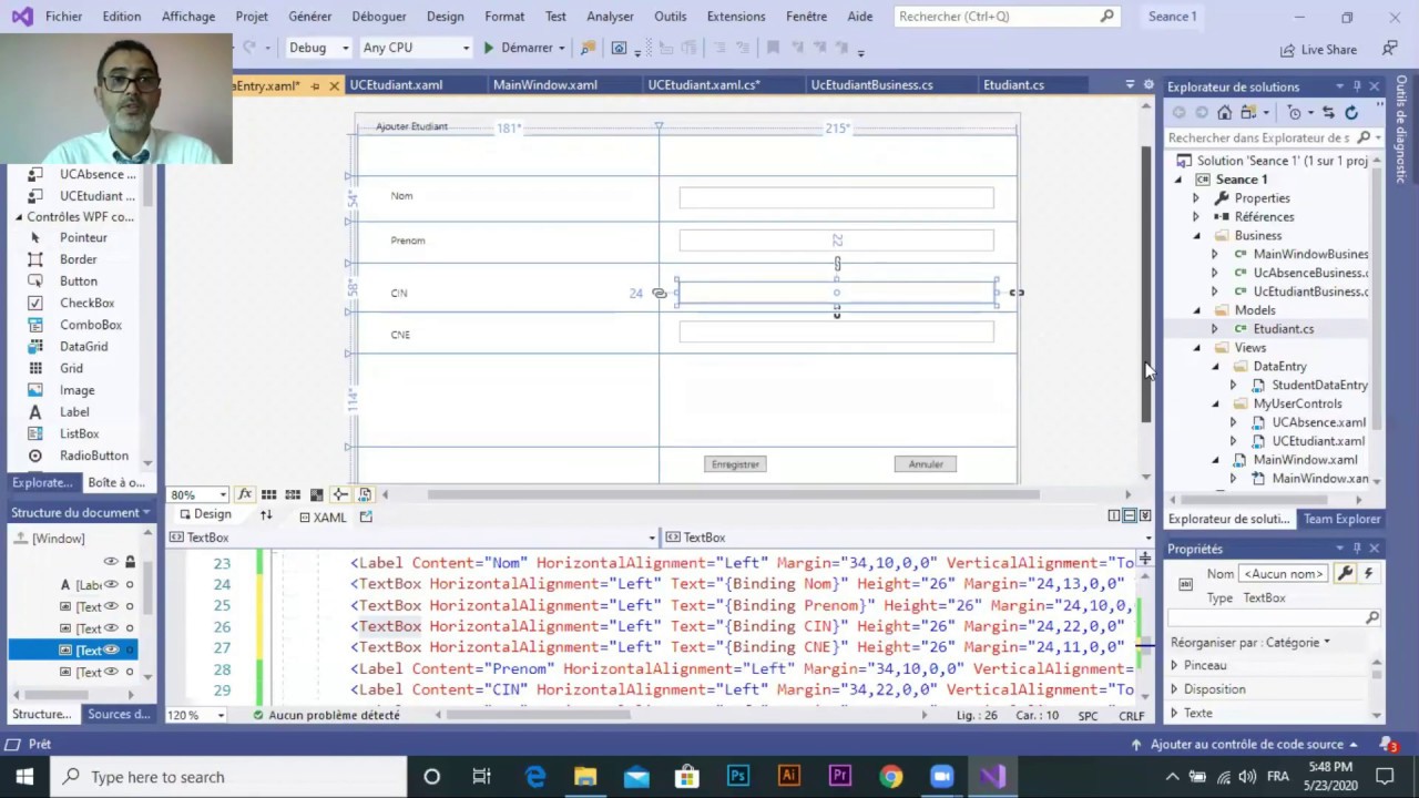 WPF (M.V.VM) - C# .net - Séance 4 - ObservableCollection