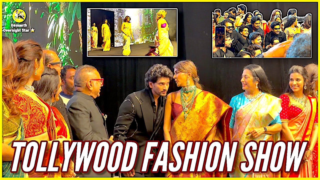TOLLYWOOD FASHION SHOW 💃🏼🥻👗🕺🏼| TRENDING CELEBRITIES | MANCHU LAKSHMI GARU | PAYAL | HEBBA PATEL ESHA