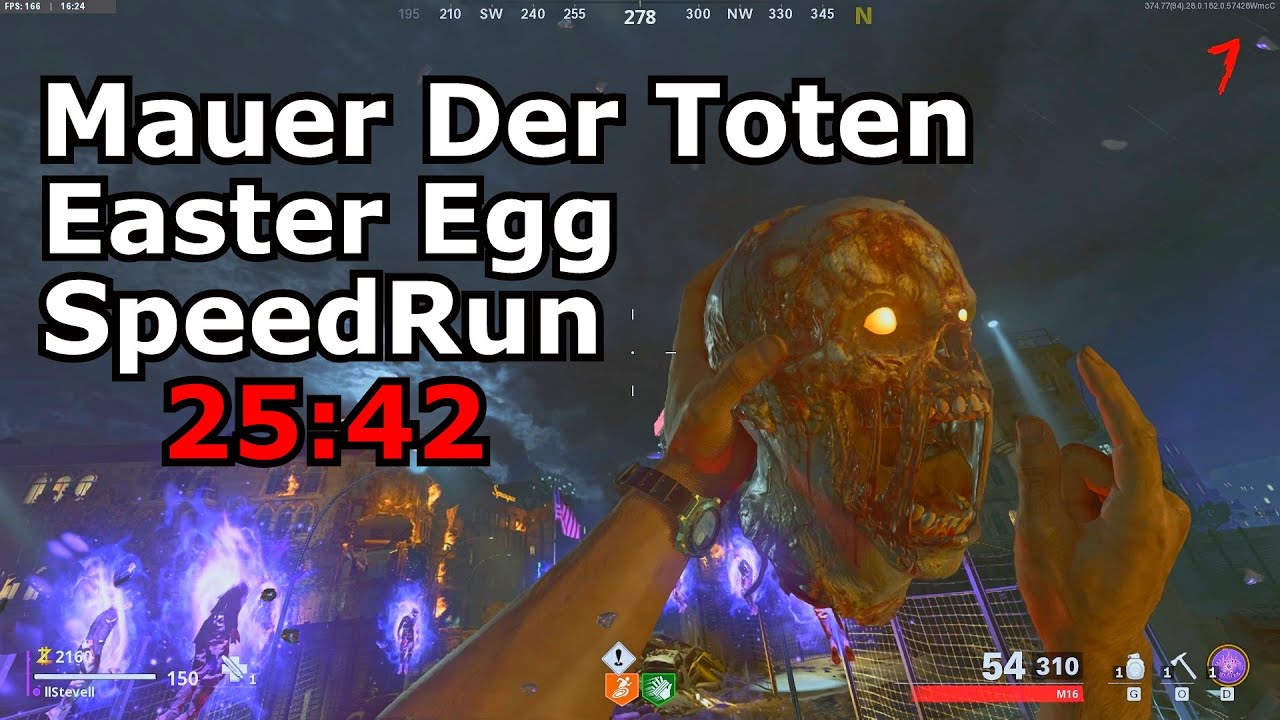 Mauer Der Toten Solo Easter Egg Speed Run 25:42