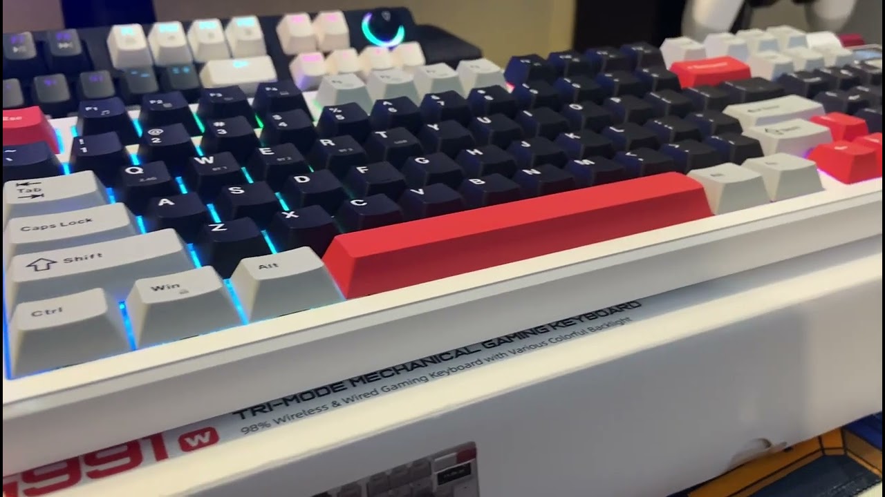 MONKA KG991W  (TRI-MODE MECHANICAL GAMING KEYBOARD)
