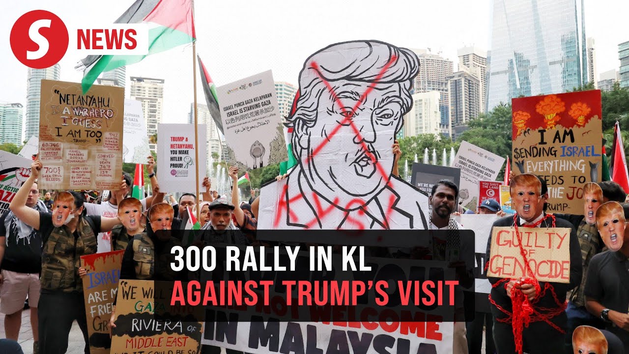 Protest in KL demands govt cancel Trump visit in October