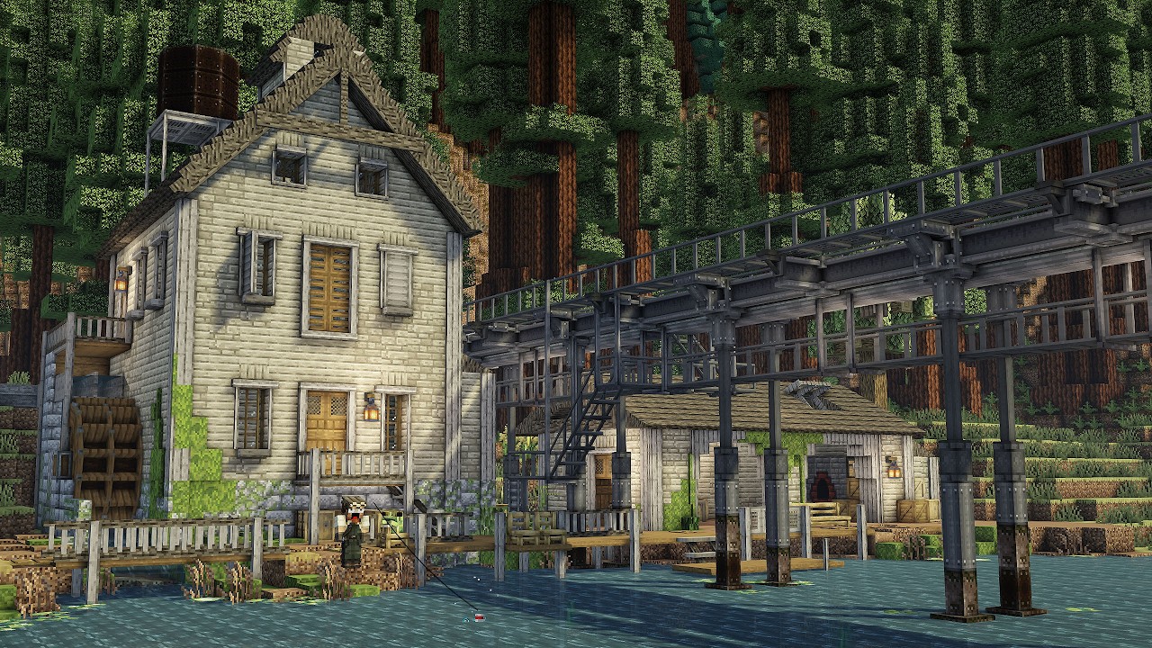 Expanded My House, Went on an Adventure & Built a Train Bridge in Create Mod! (Create Mod Ep.2)