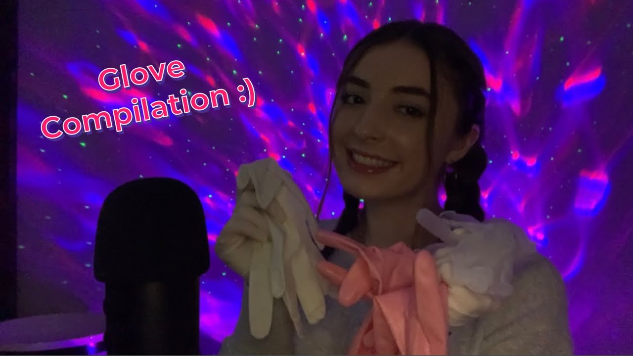 ASMR | Glove Compilation (Latex Gloves, Clear Vinyl Gloves & Dishwashing Gloves)